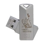Teutons 16GB USB 3.1 Gen-1 Flash Drive Metallic Gallant Black Nikkel