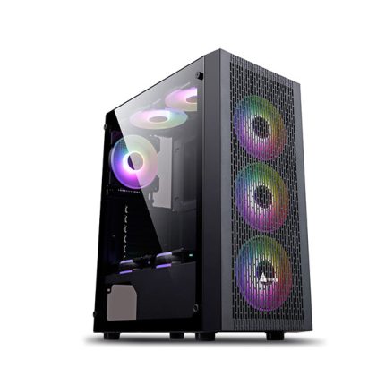 Casing ATX THERMAL P4 GOLDEN FIELD N95B CASE, 3×12CM ARGB FAN, TEMPERED GLASS SIDE