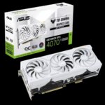 ASUS TUF Gaming GeForce RTX 4070 Ti SUPER BTF White OC Edition 16GB GDDR6X Graphics Card