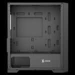XJOGOS M211BK 4 RGB FAN MESH FULL TEMPERED GLASS BLACK ATX GAMING CASE - Image 4