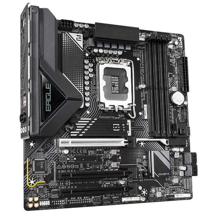 Gigabyte B860M EAGLE PLUS (2.0) (Wi-Fi 6E) DDR5 (Intel Core Ultra LGA1851 Socket) Motherboard - Image 2