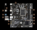 GIGABYTE INTEL H610M K DDR5 Motherboard - Image 3
