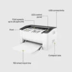 HP Laser 1008a Single Function Mono Laser Printer - Image 2