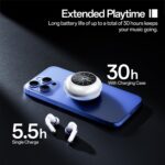 Weofly Lifefits Wireless Earbuds (White & Black  ) - Image 7