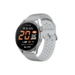 Weofly Curve 2 AMOLED Display Bluetooth Calling Smartwatch (Black and Silver) - Image 2