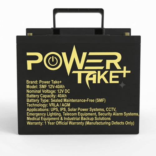 Gemini_Generated_Image_lowiielowiielowi (1) Power Take+ Maintenance Free Valve Regulated Lead-Acid Battery SMF 12V-40Ah - Image 1